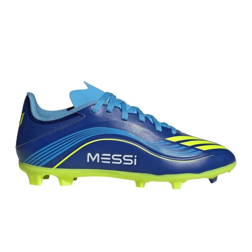Adidas Childrens/Kids League Lionel Messi Firm Ground Football Boots / Royal Blu